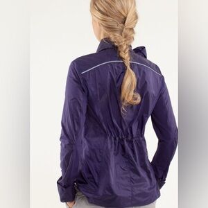 Lululemon Pedal Power Wind Shirt Jacket in Dense Purple